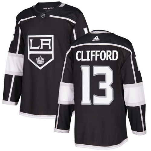 Adidas Men Los Angeles Kings #13 Kyle Clifford Black Home Authentic Stitched NHL Jersey